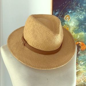 Straw boater hat